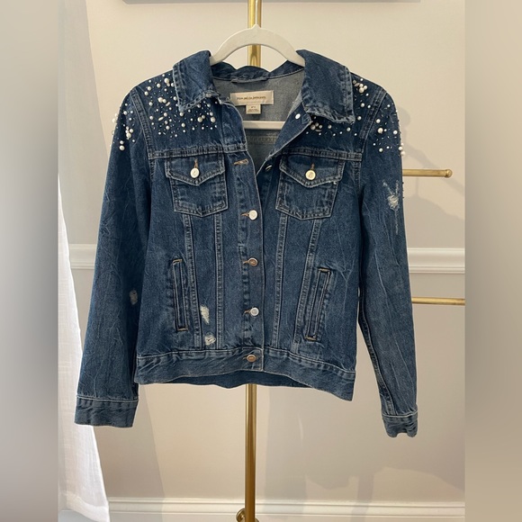 Pilcro Embellished Denim Jacket - Picture 1 of 3